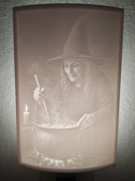 50% off Halloween Witch Night Light