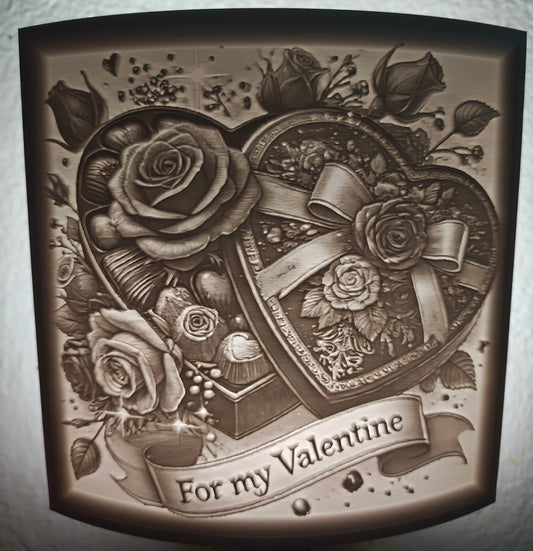 Chocolate Heart Box Night Light